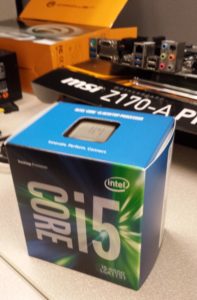 The latest generation Intel Skylake i5 5600 Processor